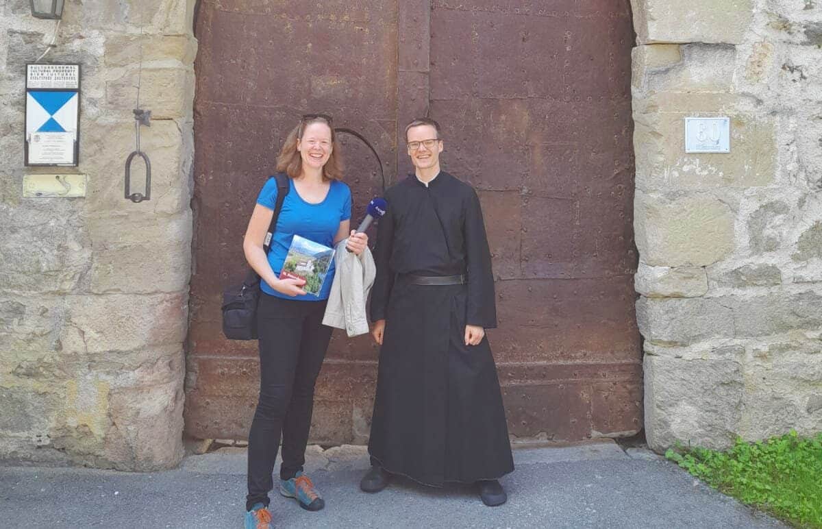 Antonia Kollmann mit P. Ulrich