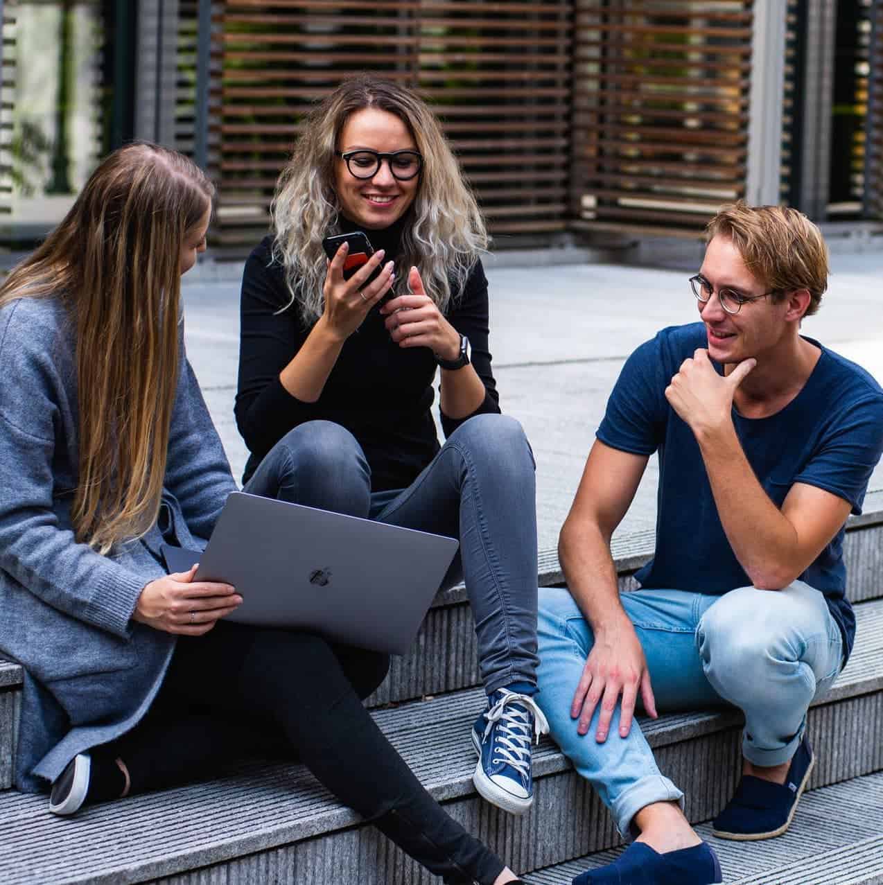 Studenten an der Universität